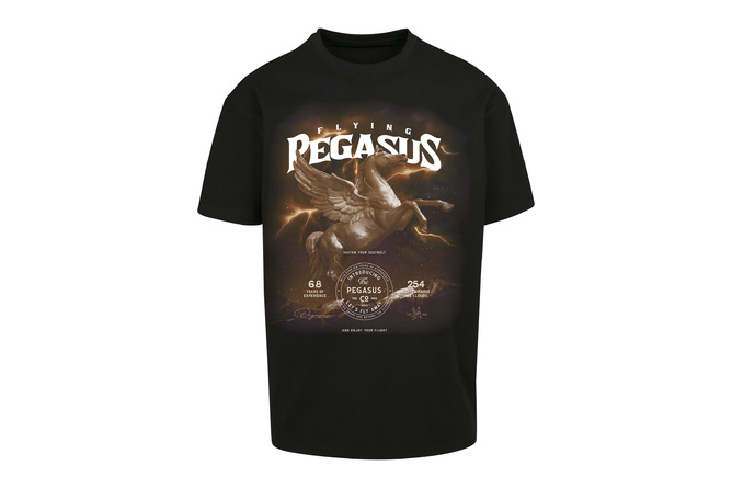 T-Shirt Pegasus Oversize black