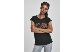 T-shirt AC/DC Voltage femme noir