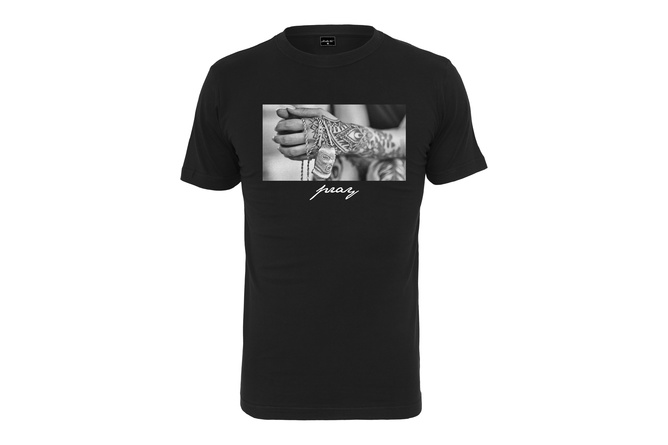 T-shirt Pray 2.0 nero