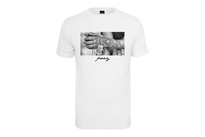 T-Shirt Pray 2.0 weiß
