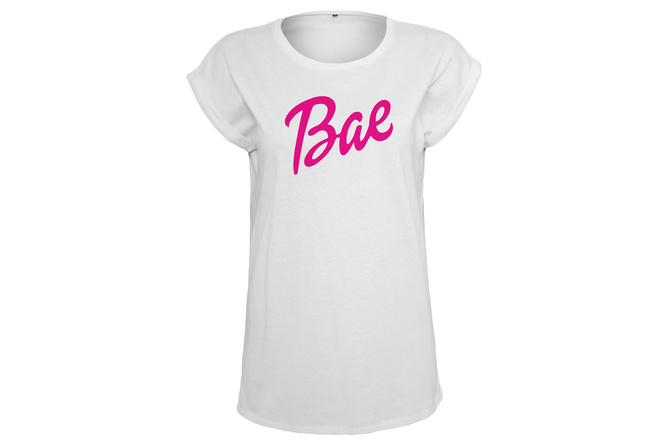 T-Shirt Bae Damen weiß