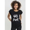 T-Shirt GRL PWR Damen schwarz