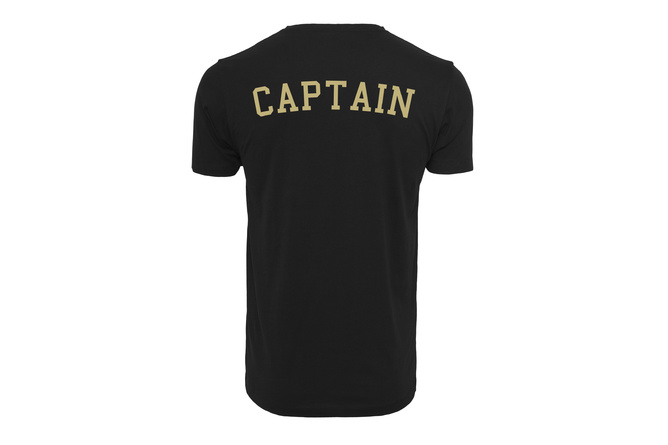 T-Shirt Captain schwarz