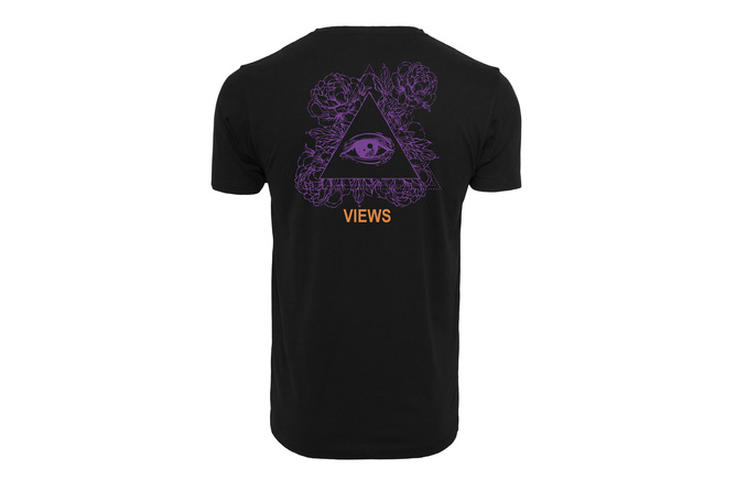 T-shirt Purple Views nero