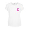 T-shirt Waiting For Friday Box donna bianco/pink