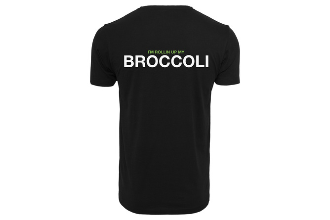 T-Shirt Broccoli schwarz