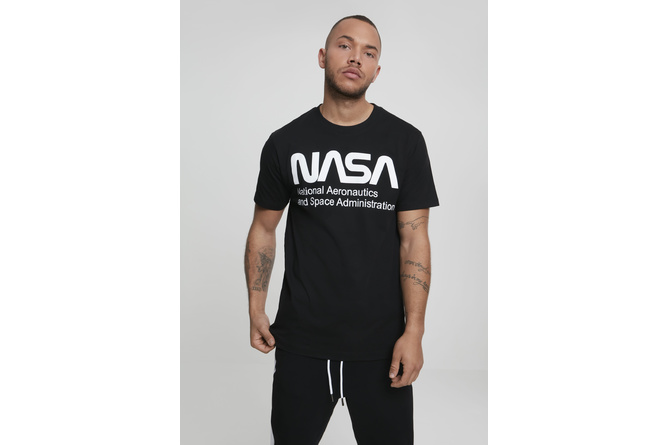 T-shirt NASA Wormlogo noir