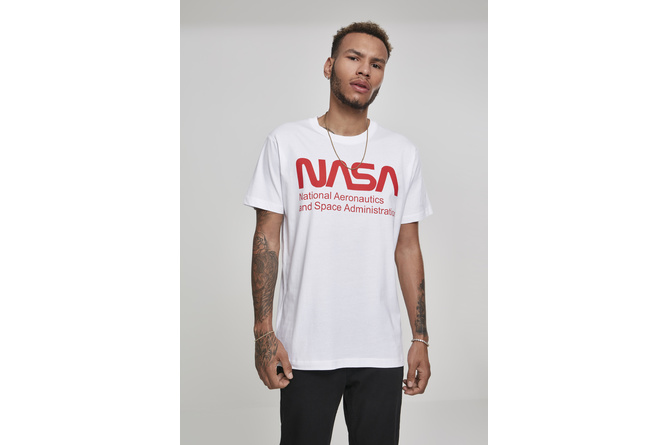T-Shirt NASA Wormlogo white