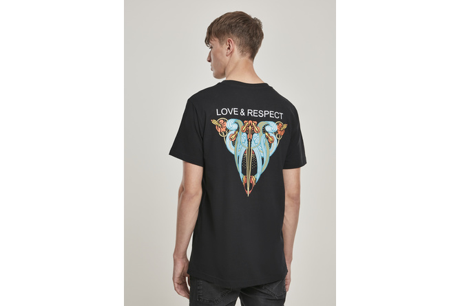 T-shirt Love & Respect nero