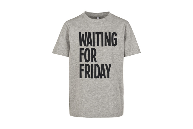 T-shirt enfant Waiting For Friday gris clair