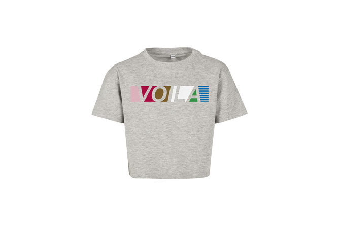 T-Shirt Voila Kids heather grey | MAXISCOOT