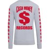 Crewneck Sweater Cash Money Records white