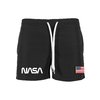 Pantaloncini da bagno NASA Worm Logo nero