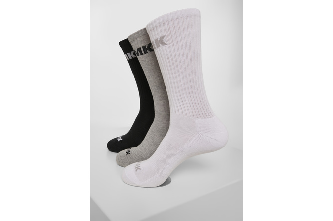 Socks AMK 3-pack black/grey/white