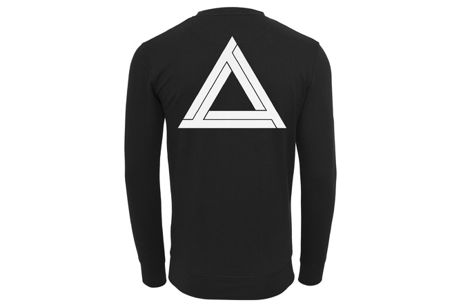 Sweater Rundhals / Crewneck Triangle schwarz