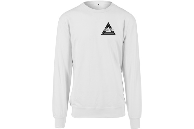 Crewneck Sweater Triangle white