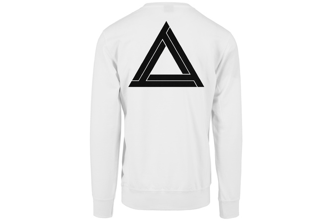 Sweater Rundhals / Crewneck Triangle weiß