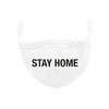 Face Mask Stay Home white