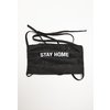 Face Mask Stay Home 2-pack black