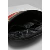 Hip Bag Flame Print Leather Imitation black/red