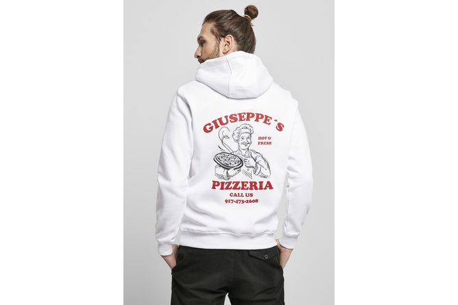 Hoodie Giuseppe's Pizzeria weiß