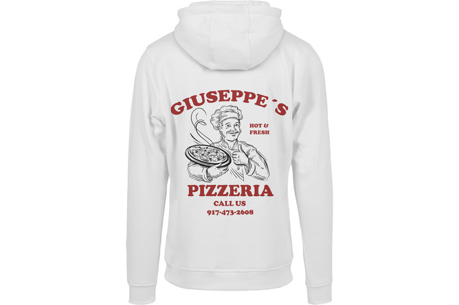 Hoodie Giuseppe's Pizzeria white