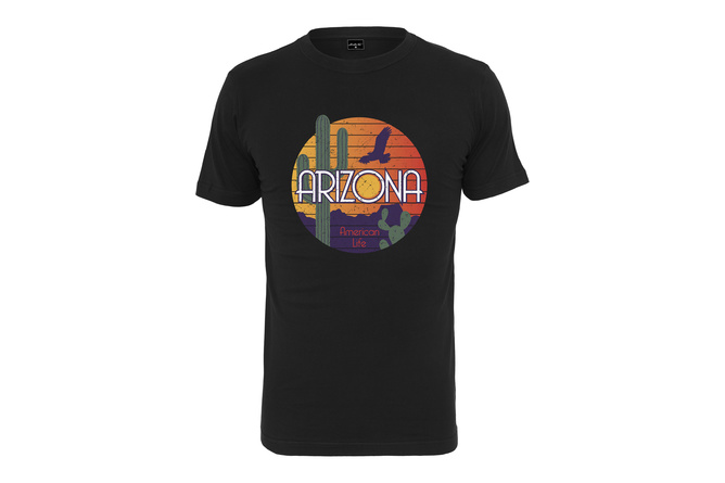 T-Shirt American Life Arizona schwarz