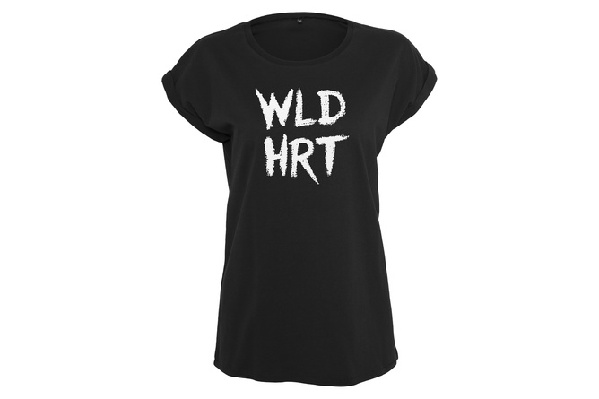 T-Shirt WLD HRT Ladies black