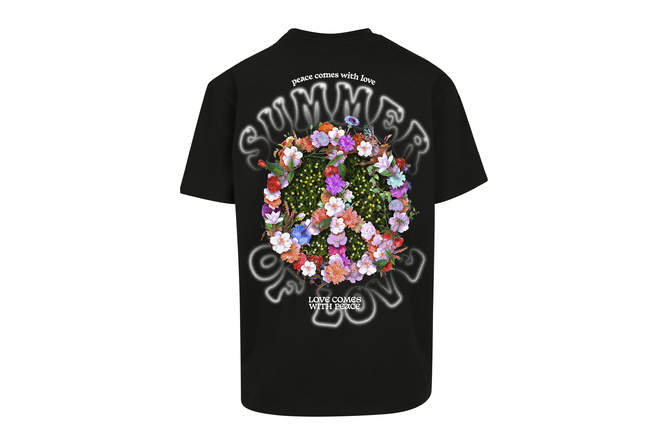 Camiseta Summer Of Love Oversize Negro