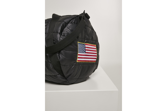 Puffer Duffle Bag NASA black