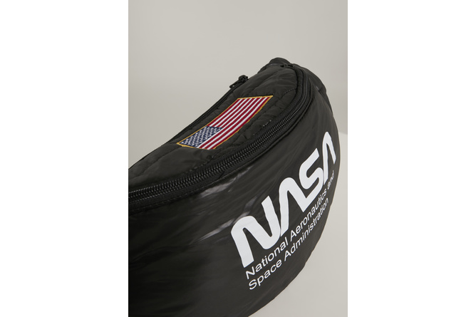 Schultertasche NASA schwarz
