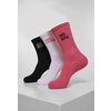 Socken Girl Gang 3-Pack pink/weiß/schwarz