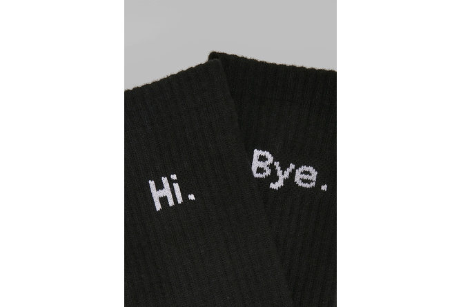 Lot de 2 paires de chaussettes HI - Bye short noir/blanc