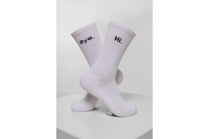 Socks HI - Bye 4-pack black/white