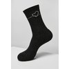 Socks Heart Oneline 3-pack black/white/mandarine
