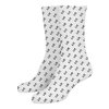 Socks LIT AOP 3-pack black/white