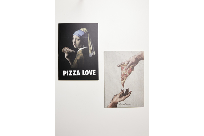 Exercise Book Pizza Art 2-pack multicolor