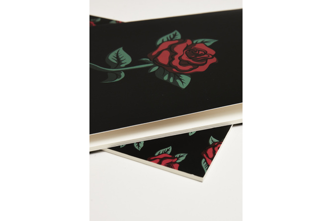 Cuaderno de Notas Roses x2 Negro / Rojo