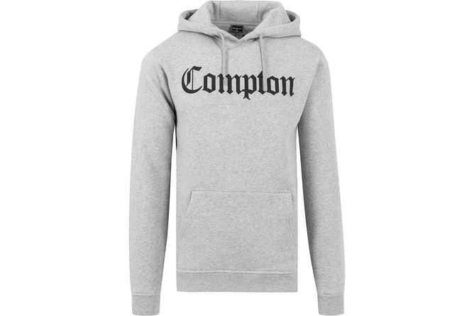 Hoodie Compton heather grau/schwarz