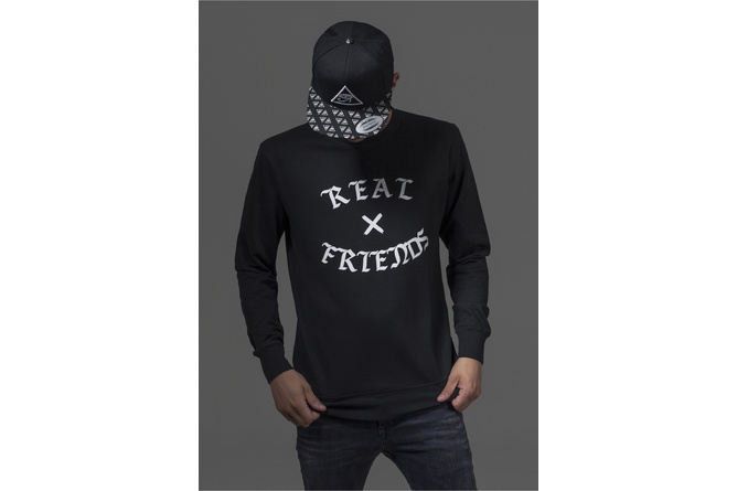 Jumper Cuello Redondo / Crewneck Real Friends negro