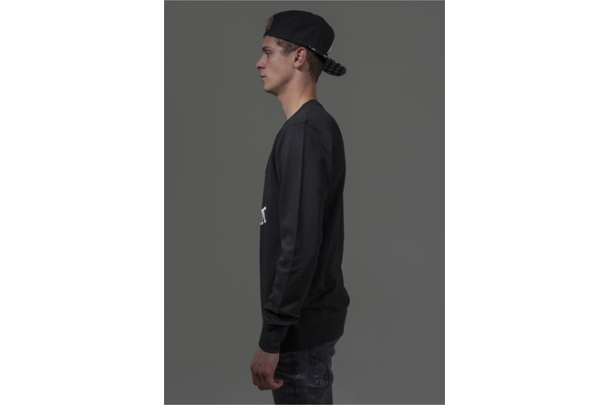 Pull col rond Real Friends noir
