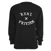 Sweater Rundhals / Crewneck Real Friends schwarz