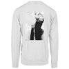 Pull col rond H.A.F. blanc