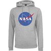 Sweat à capuche NASA gris clair