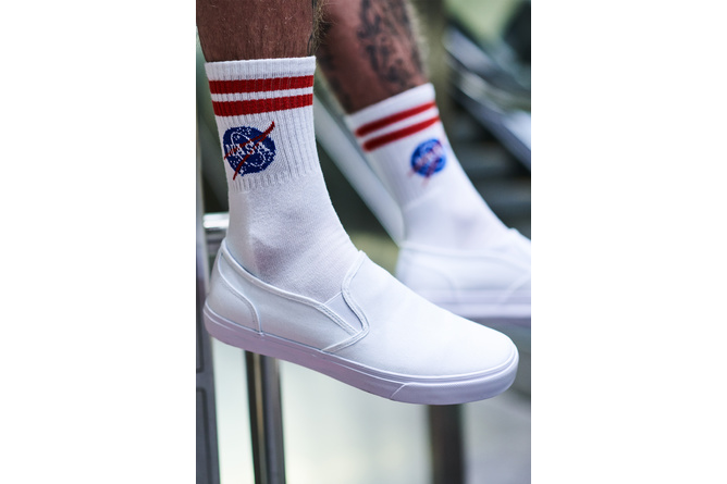 Socks NASA white