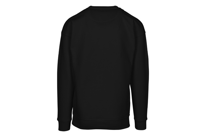Crewneck Sweater Embossed NASA Worm black