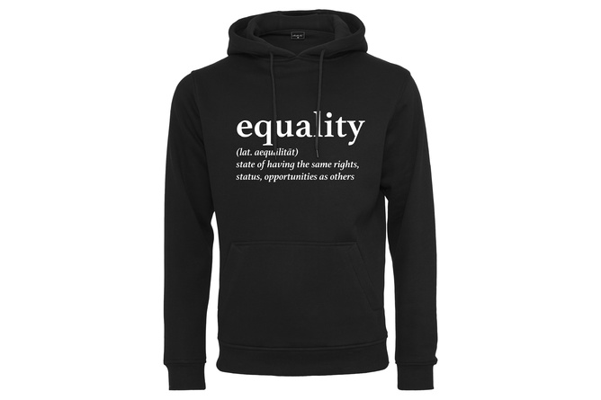 Hoodie Equality Definition Ladies black