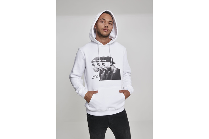 Hoodie 2Pac Faces white