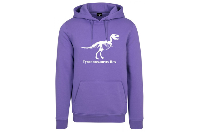 Hoodie T-Rex ultraviolett