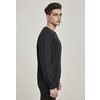 Pull col rond Embroidered Panther noir